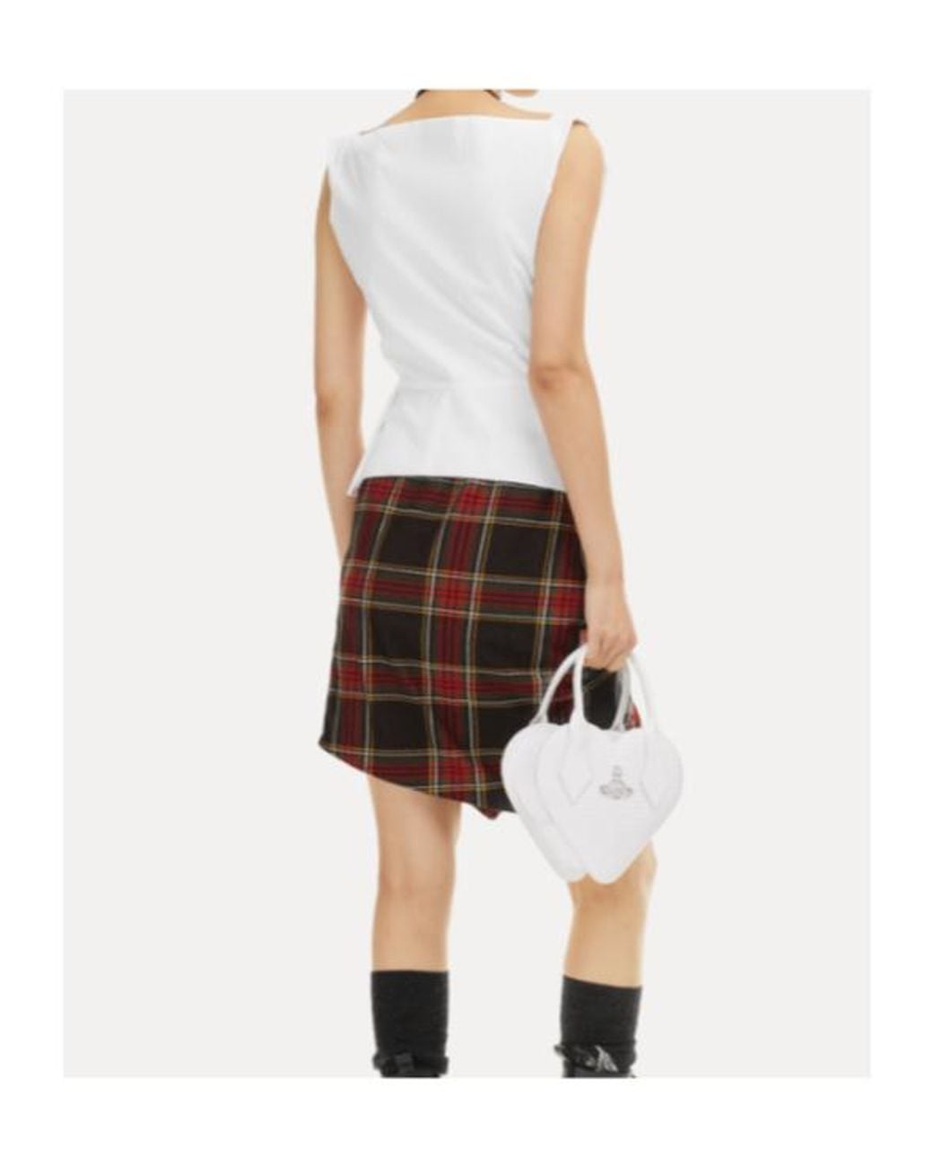 Vivienne Westwood White Square-Neck Button Down Top