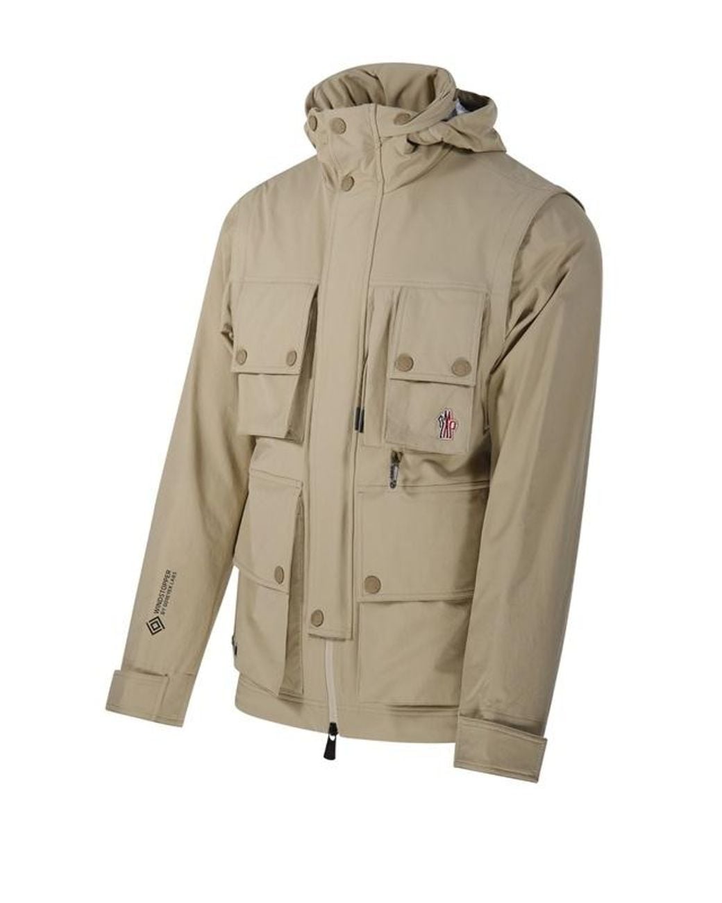 Moncler Natural Grenoble Lione Hooded Jacket for men