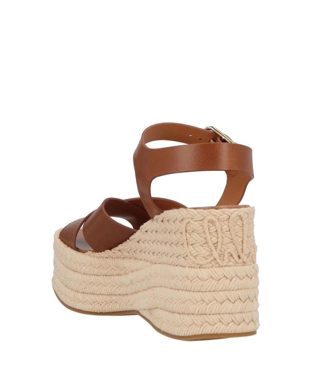 Chloé Brown Espadrilles Leather