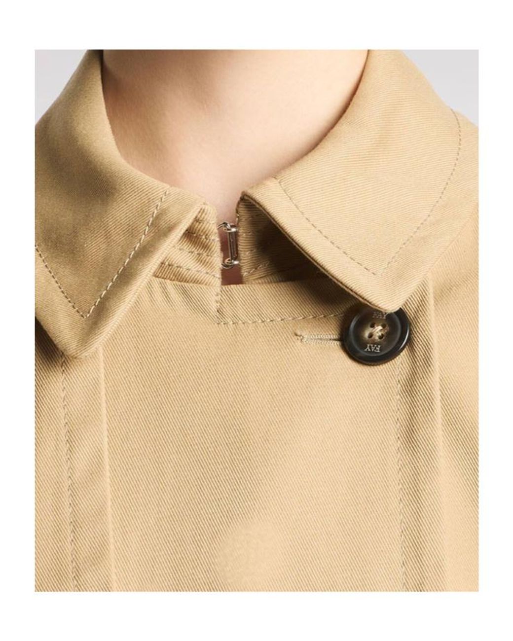 Fay Natural Short Double-Breasted Jacket