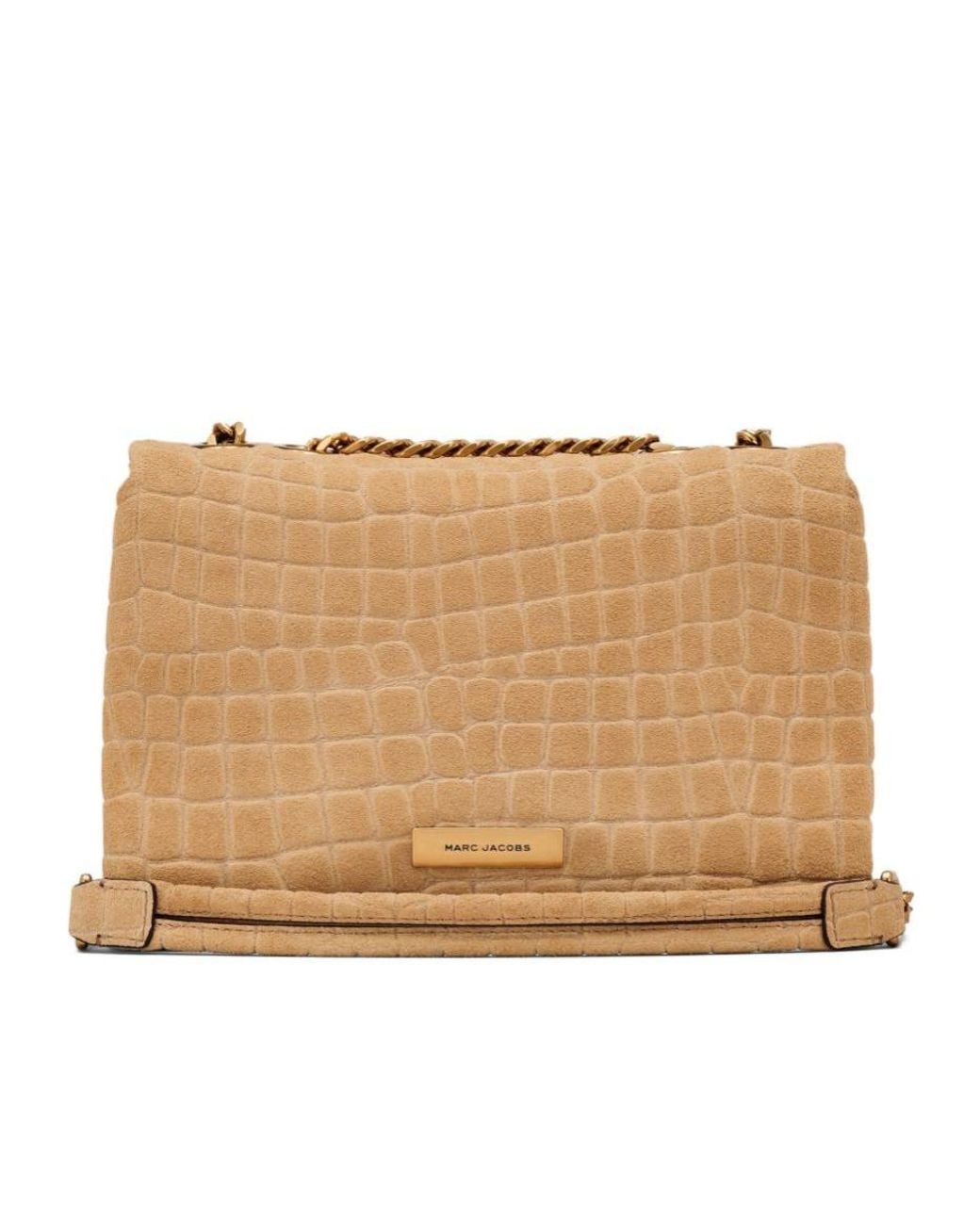 Marc Jacobs Natural The Embossed Slim Dual Convertible Shoulder Bag