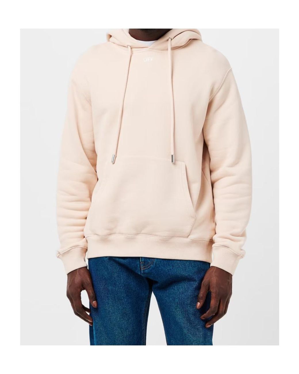 Off-White c/o Virgil Abloh Pink Logo Hoodie for men