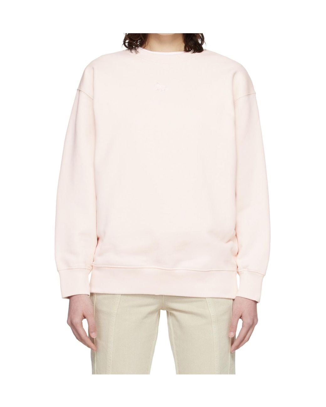 Maison Kitsuné White Baby Fox Sweatshirt