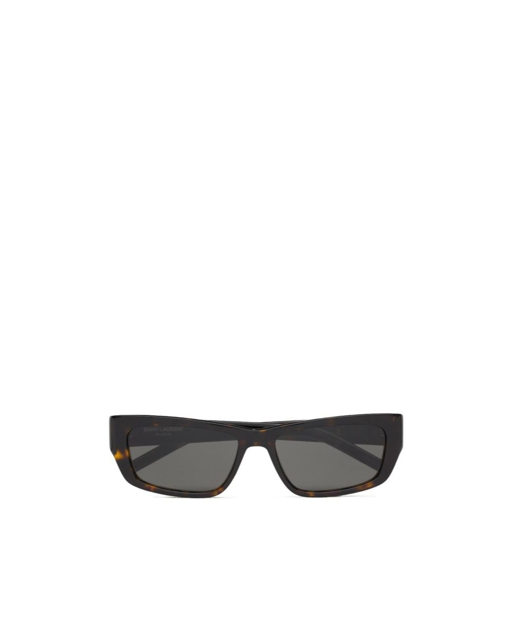 Saint Laurent Multicolor Rectangular Acetate Sunglasses