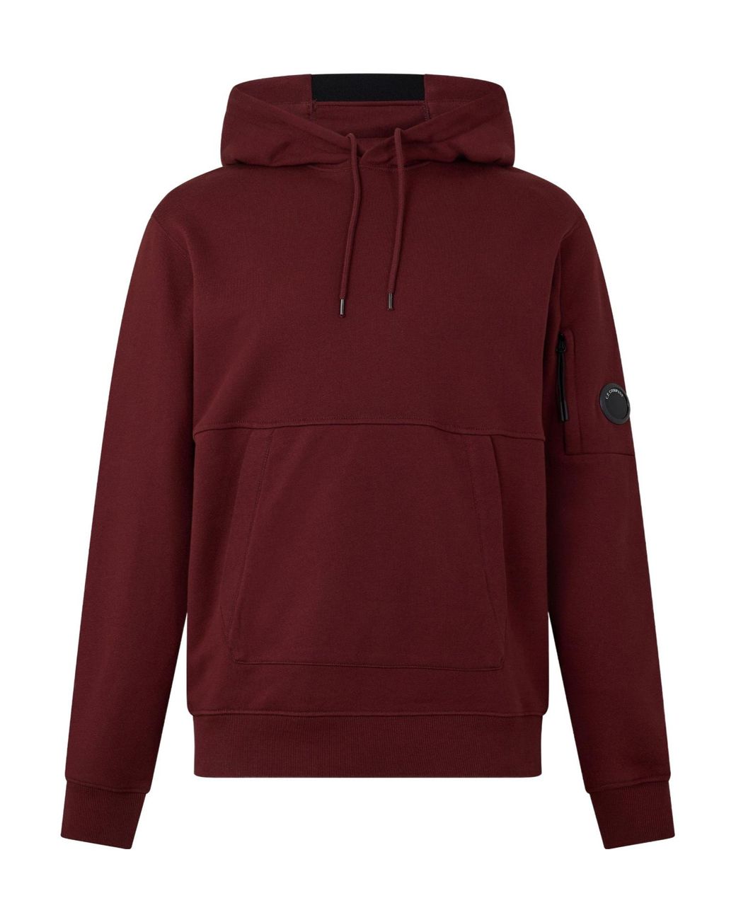 C P Company Green Micro Lens Over-The-Head Hoodie for men