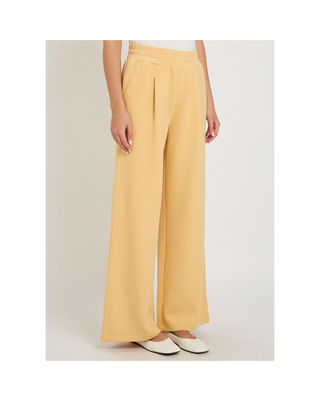 Varley Natural Casual Wide-Leg Sweatpants