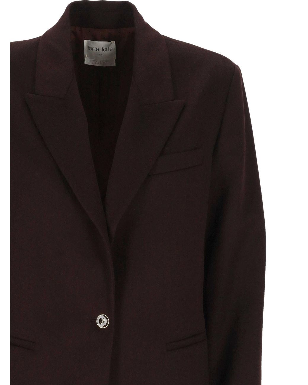 Forte_forte Black Long-Sleeved Blazer