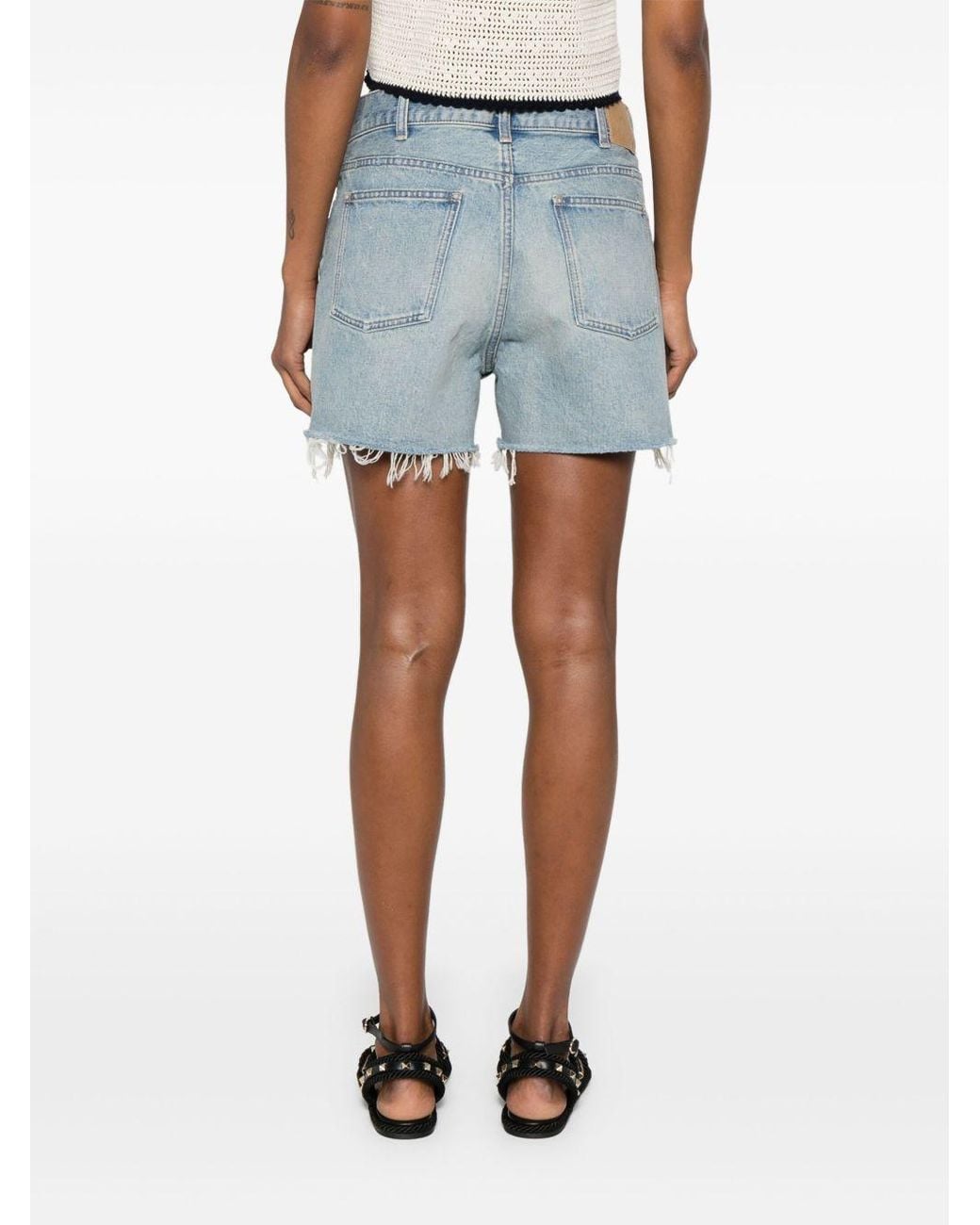 Céline Blue Skate Shorts
