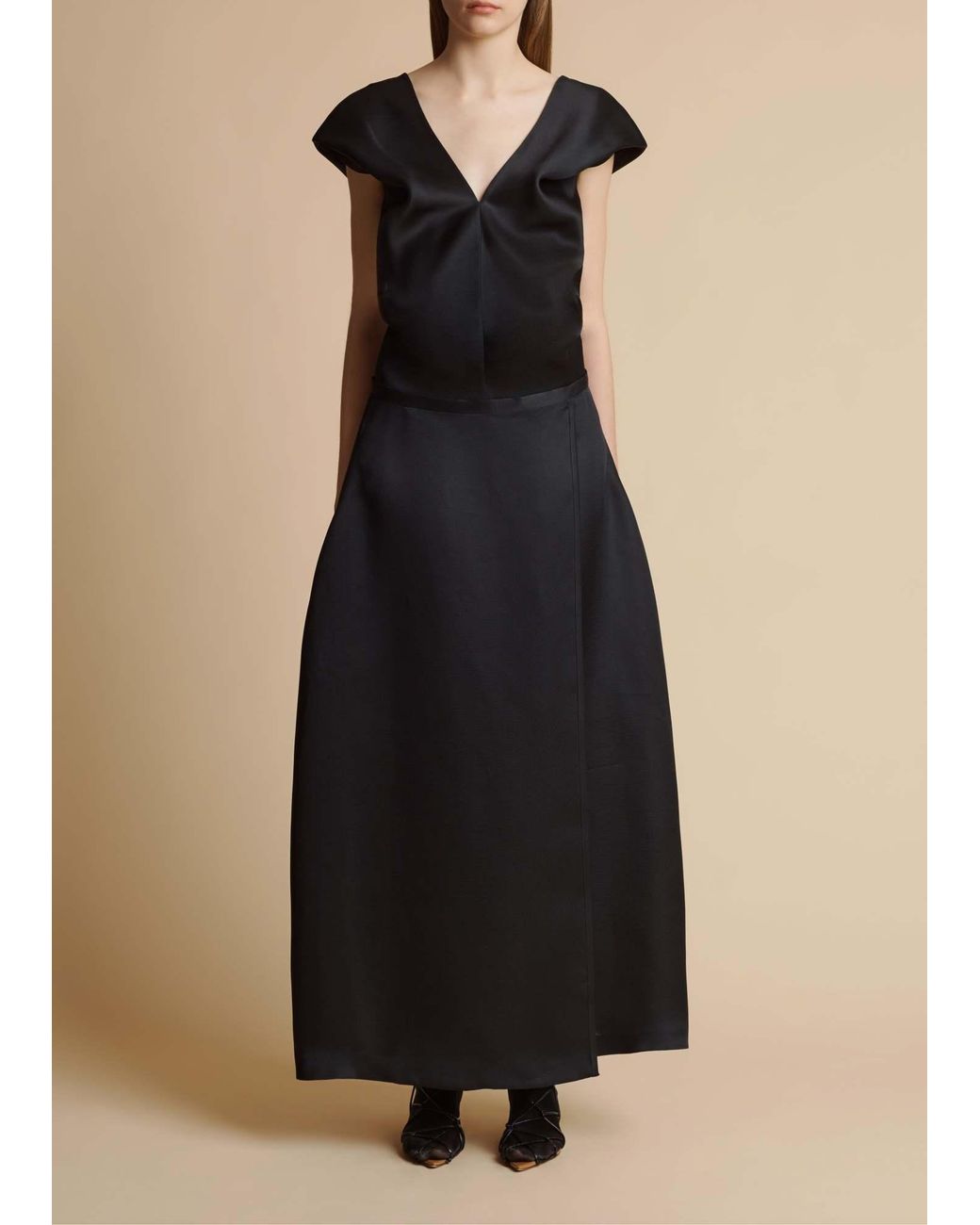 Khaite Black The Mila Skirt