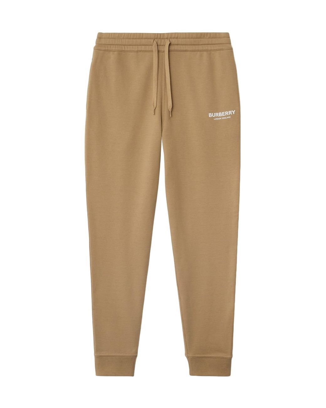 Burberry Natural Drawstring Sweatpants