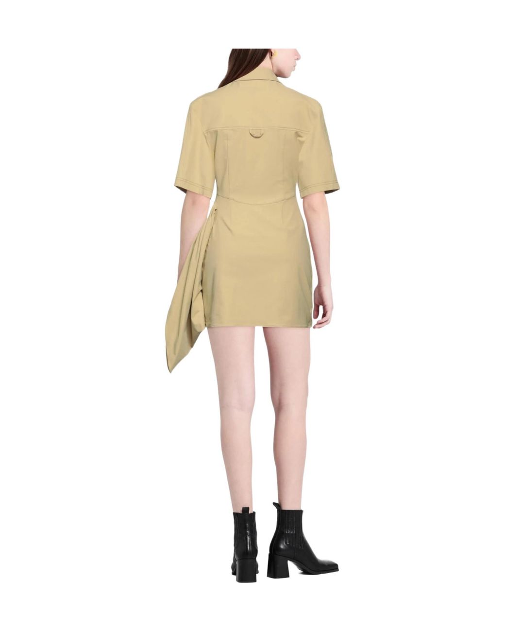 Jacquemus Natural Minimalist Shirt Dress
