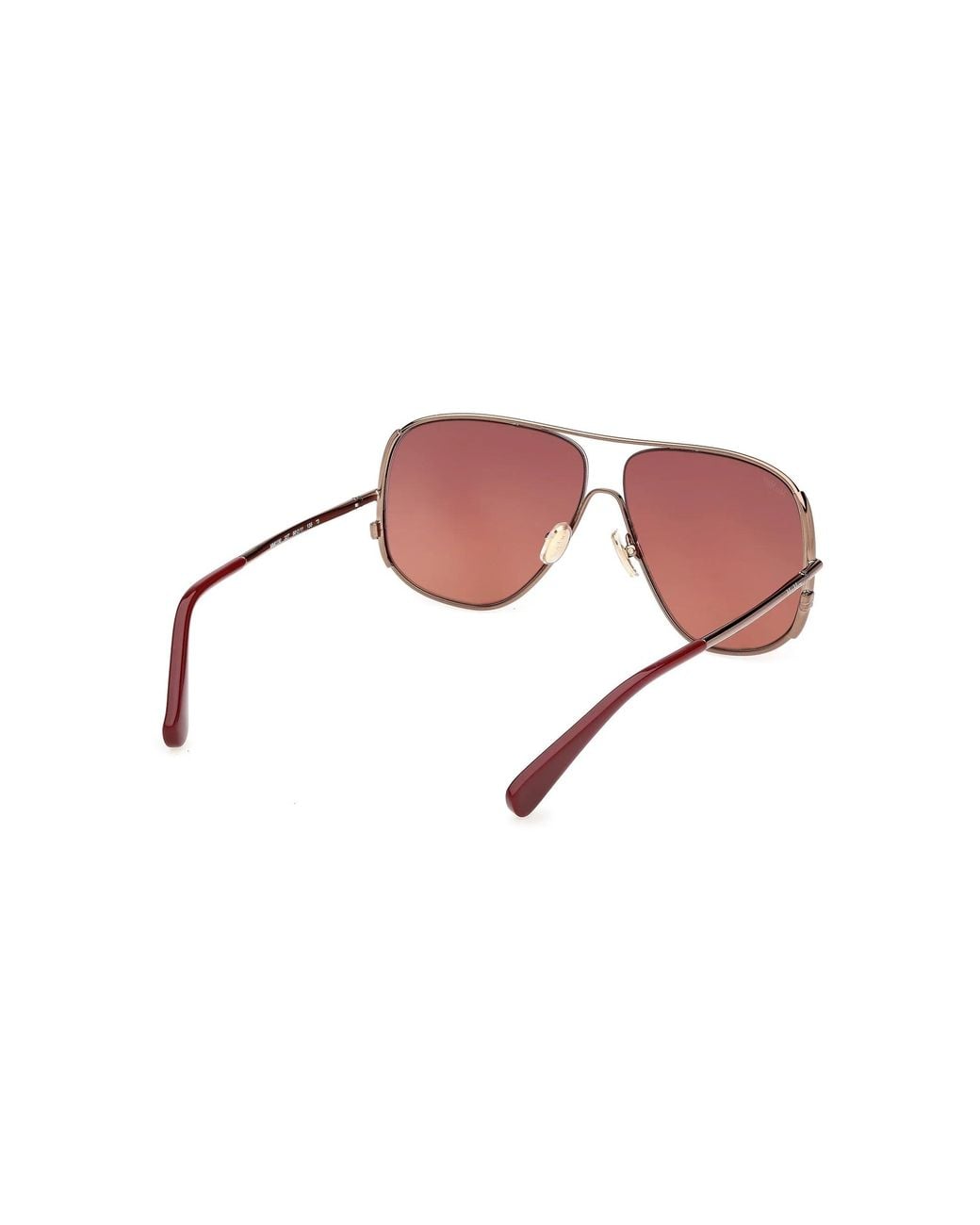 Max Mara Pink Shield Frame Sunglasses