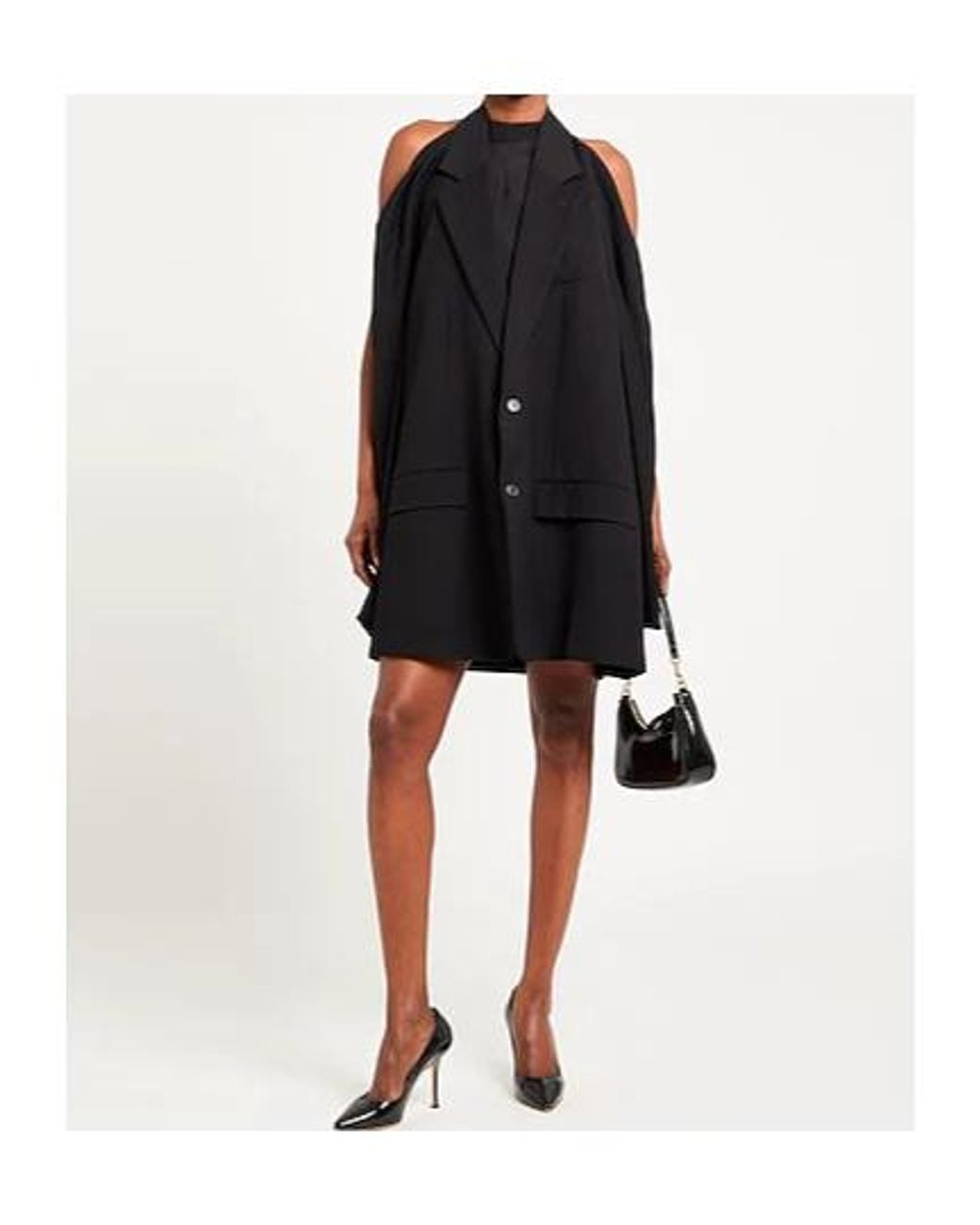 Balenciaga Black Short Dresses