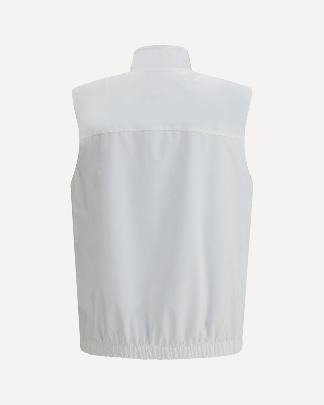 Brunello Cucinelli White Nylon Weather-Resistant Reversible Gilet for men