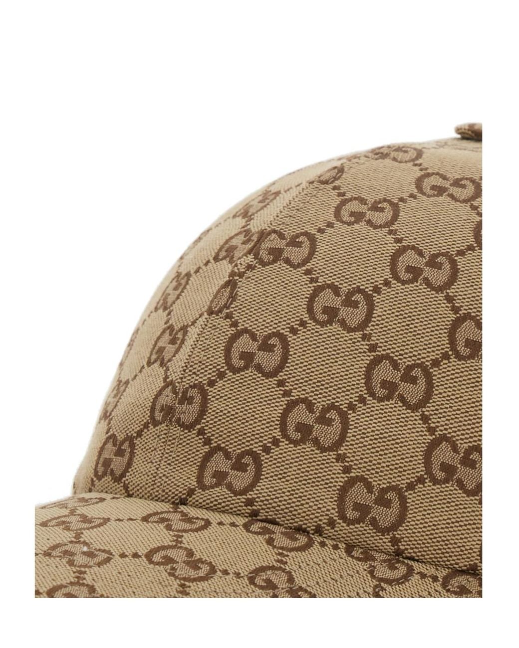 Gucci Brown Gg Monogrammed Baseball Cap