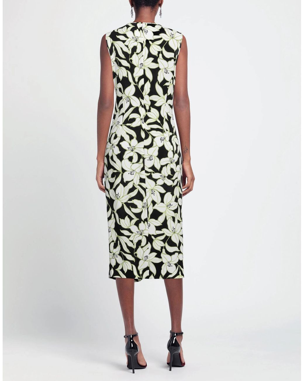 Max Mara White Printed Dress