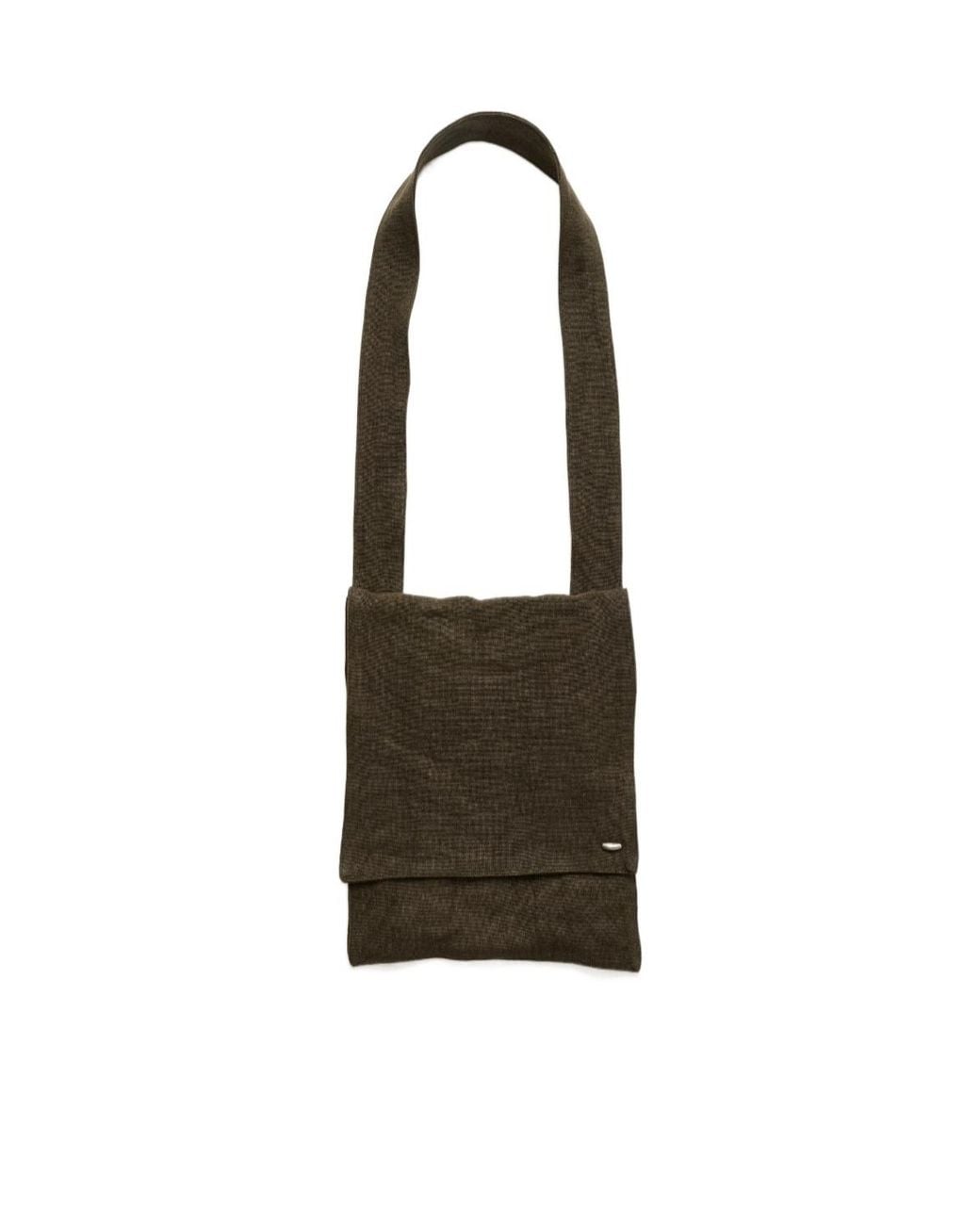 Our Legacy White Slack Small Flap Shoulder Bag for men