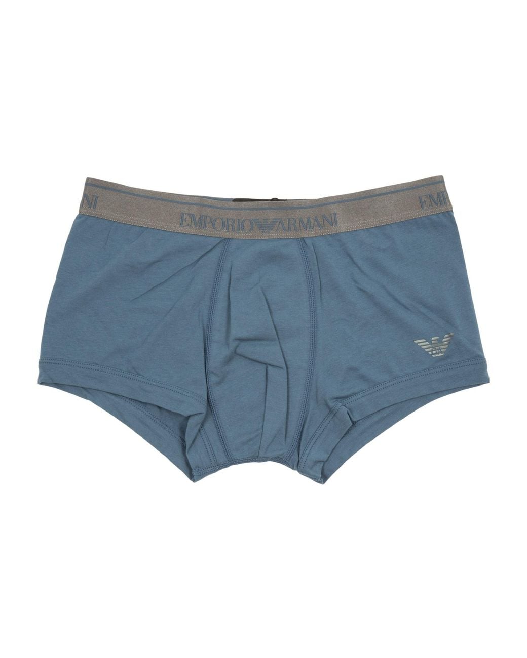 Emporio Armani Blue Elastic Waist Underwear for men