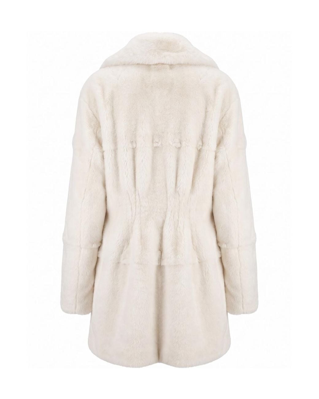 Ermanno Scervino White Long-Sleeved Coat