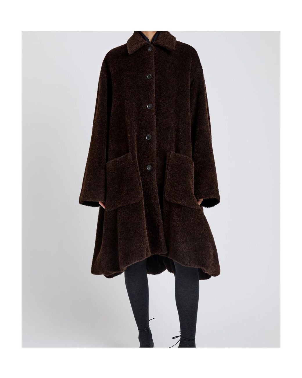 Proenza Schouler Black Verretta Coat