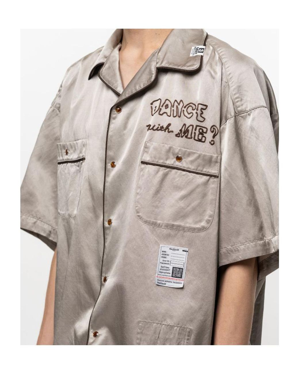 Maison Mihara Yasuhiro Natural Bowling Shirt for men
