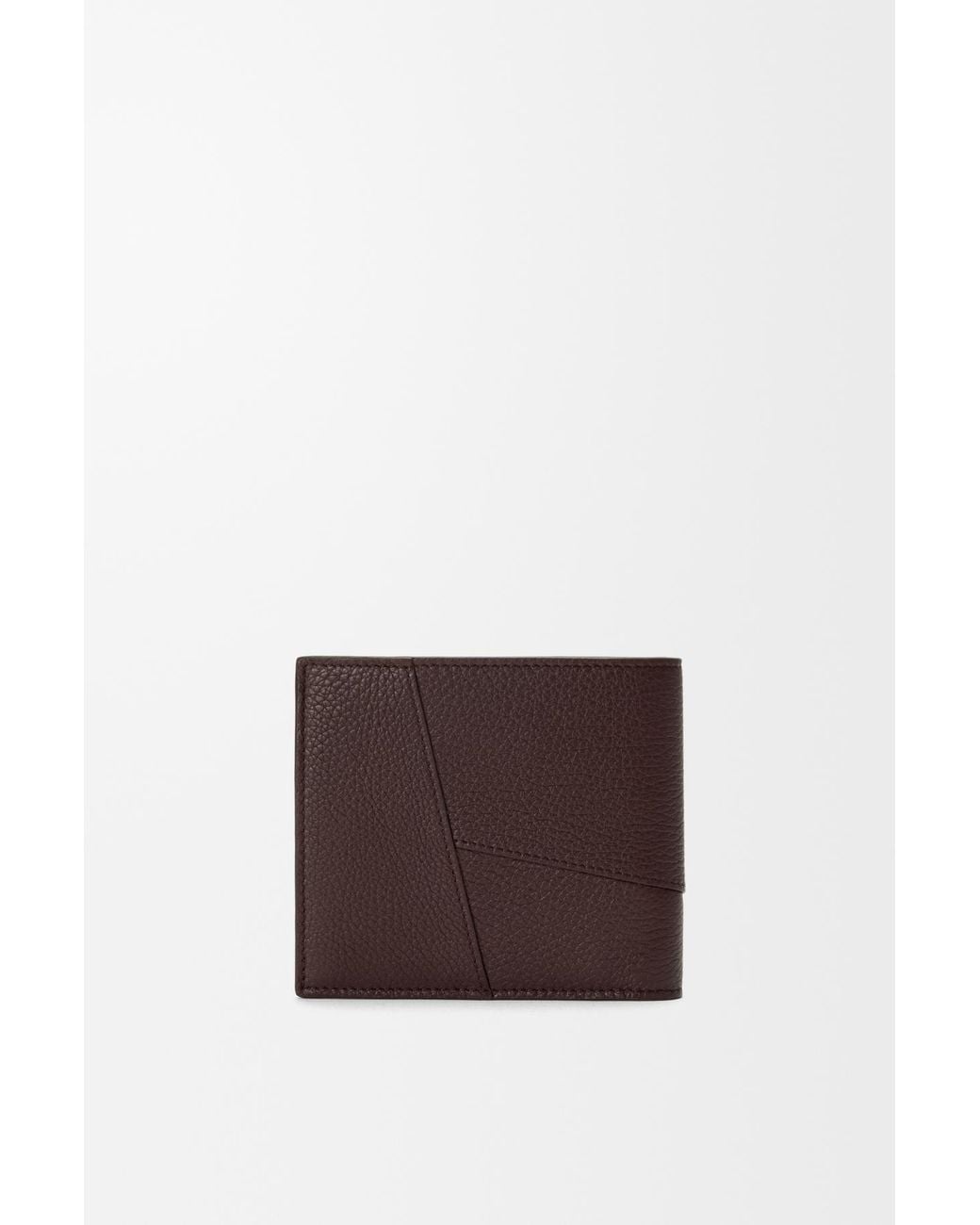 Loewe Brown Puzzle Bifold Coin Wallet for men