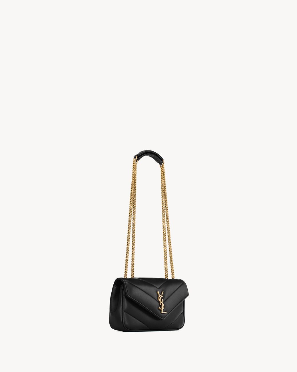 Saint Laurent White Loulou Mini