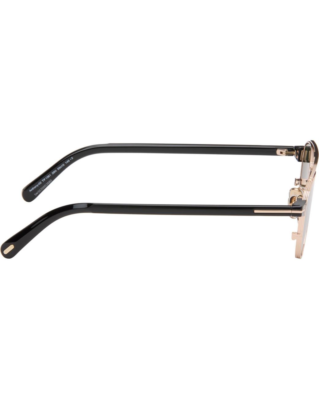 Tom Ford White Eyewear Anthony Pilot Frame Sunglasses for men
