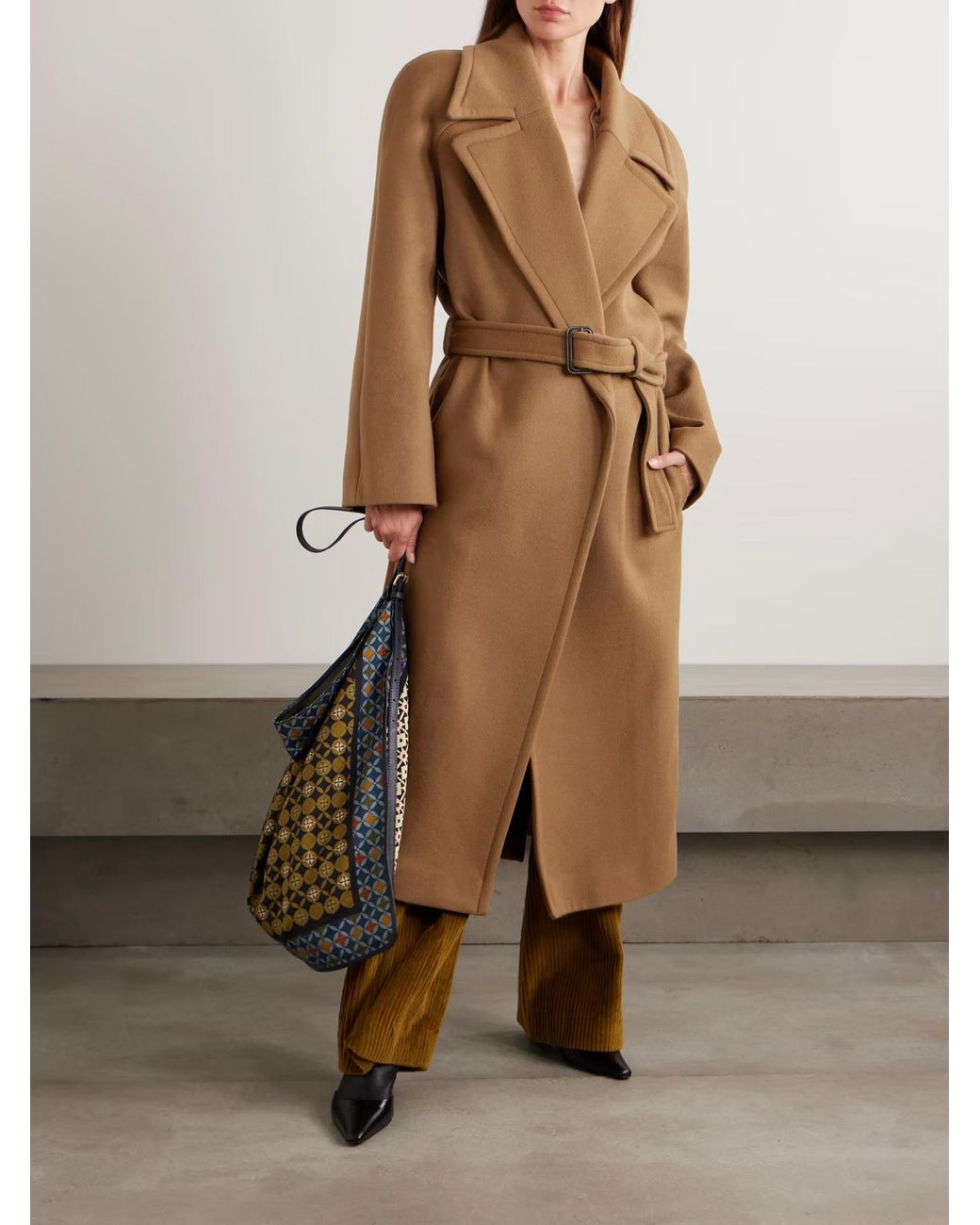 Stella McCartney Brown Wool Coat