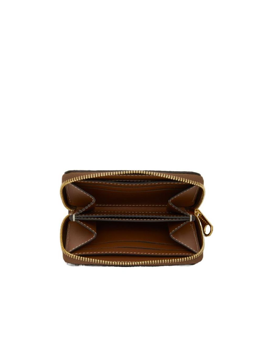 Burberry Natural Vintage Check Zipped Wallet