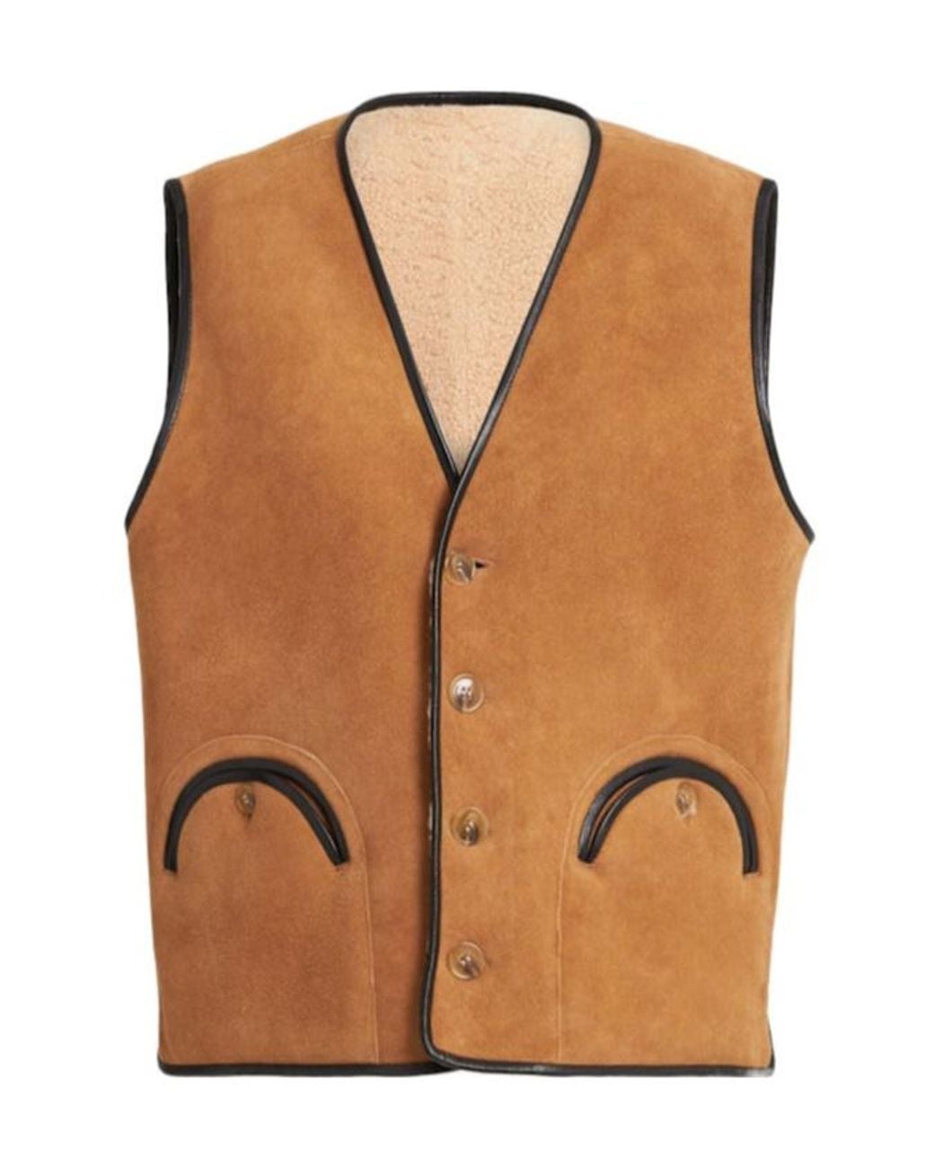Blazé Milano Natural Shearling Vest