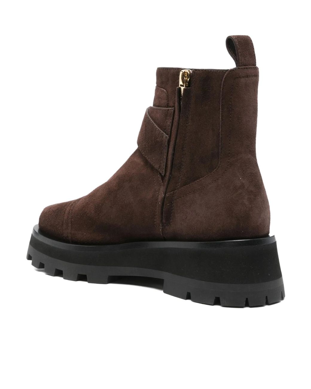 Jimmy Choo Brown Meena Flat Suede Ankle Boots