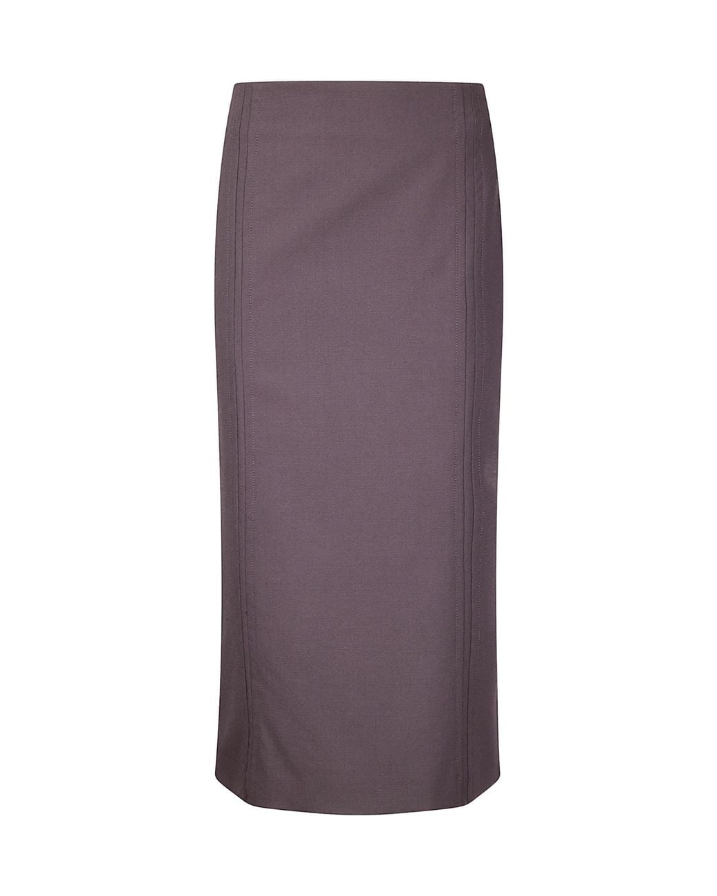 MM6 by Maison Margiela Purple Midi Skirt