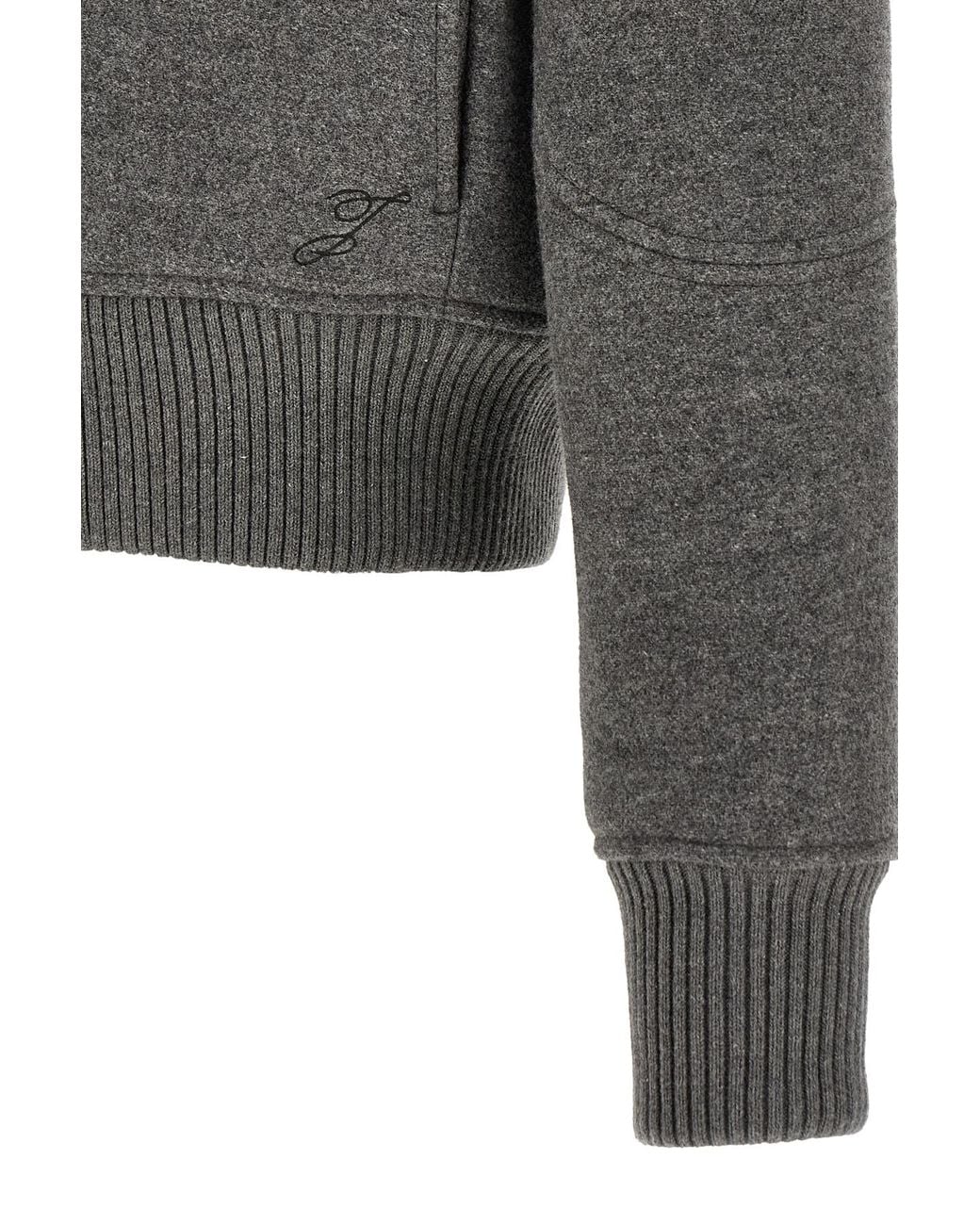 Jacquemus Gray Collared Jacket for men