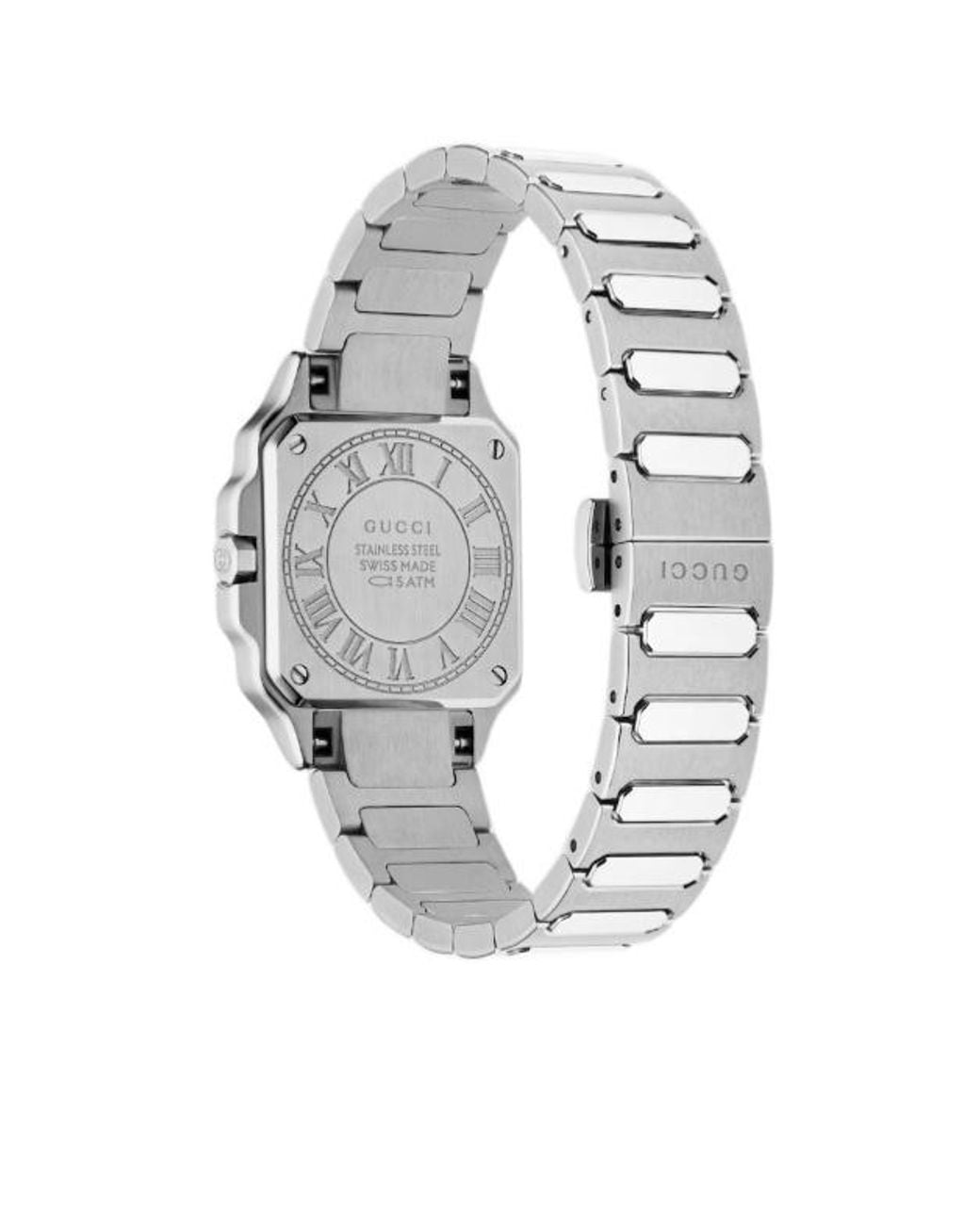 Gucci White G-Flat Watch, 24Mm