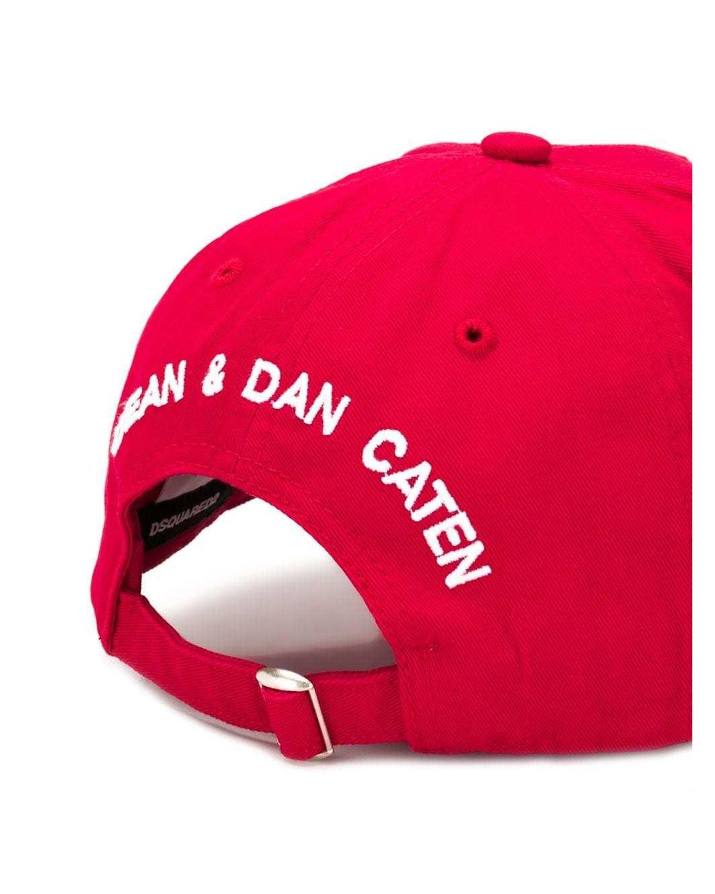 DSquared² Pink Embroidered Baseball Cap for men