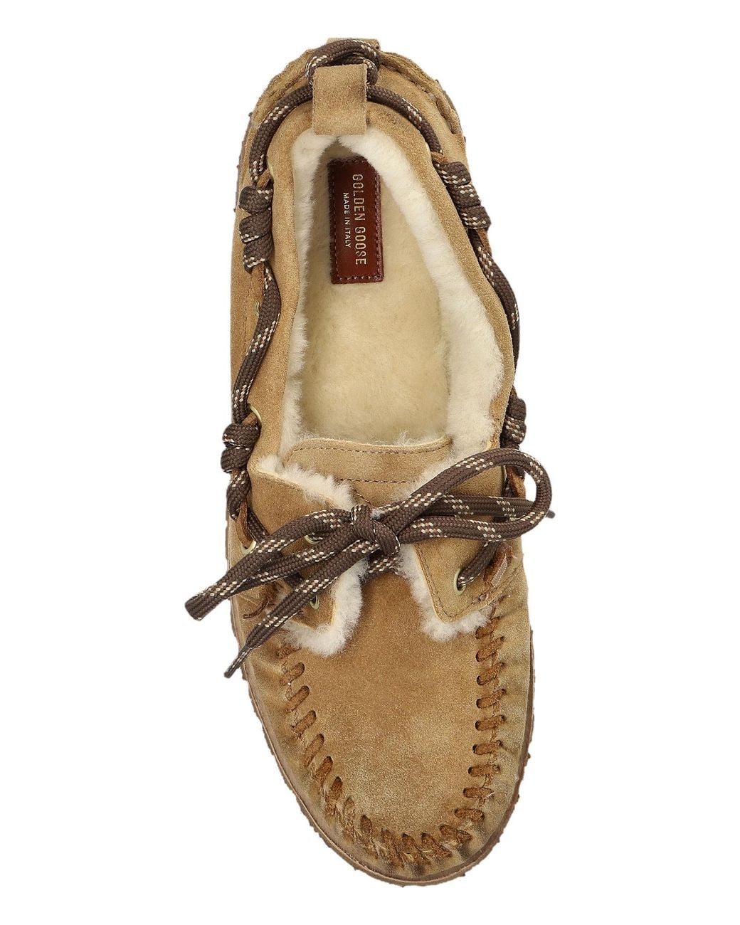Golden Goose Deluxe Brand Brown Cruise Lace-Up Loafers