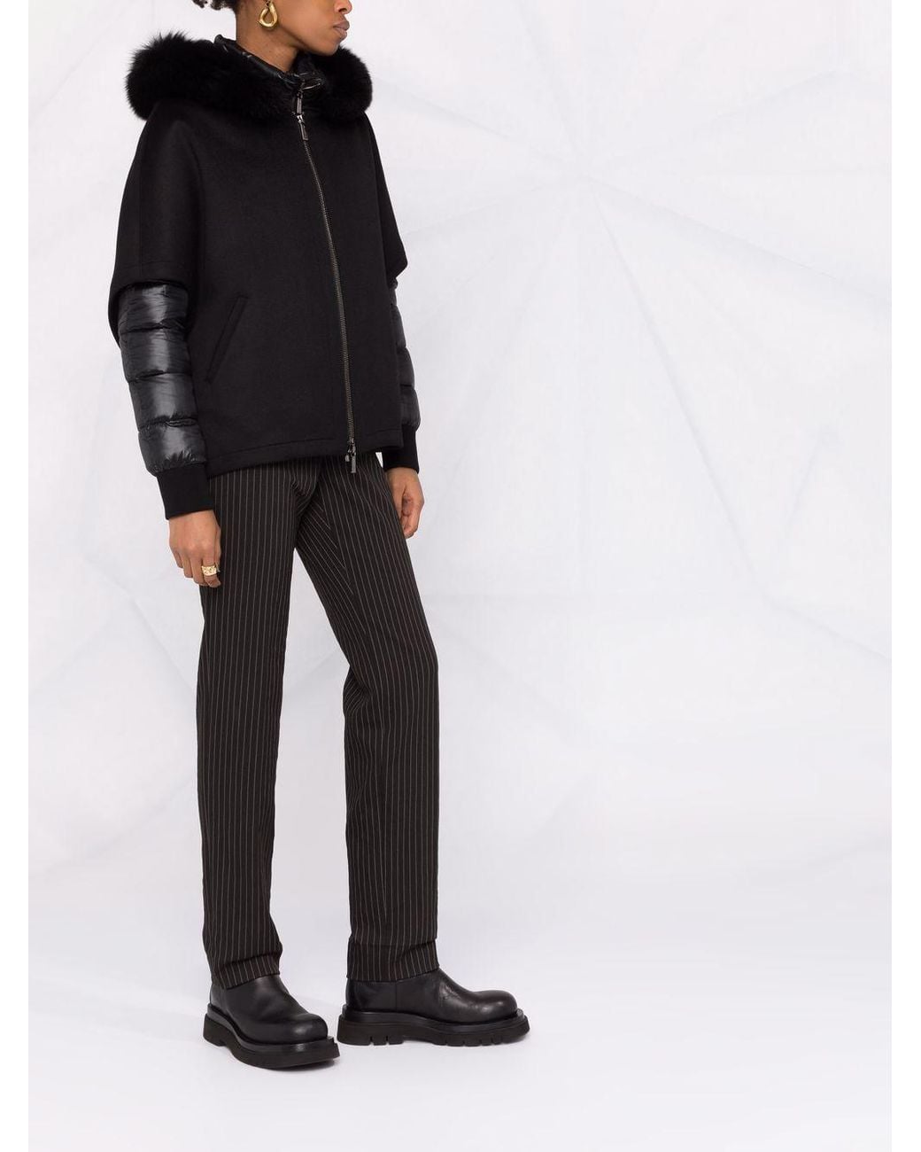 Moorer Black Pegaso-Cwr Jacket