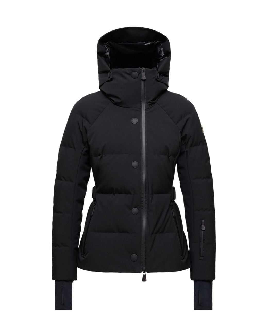 Moncler Black Grenoble Guyane Hooded Down Jacket