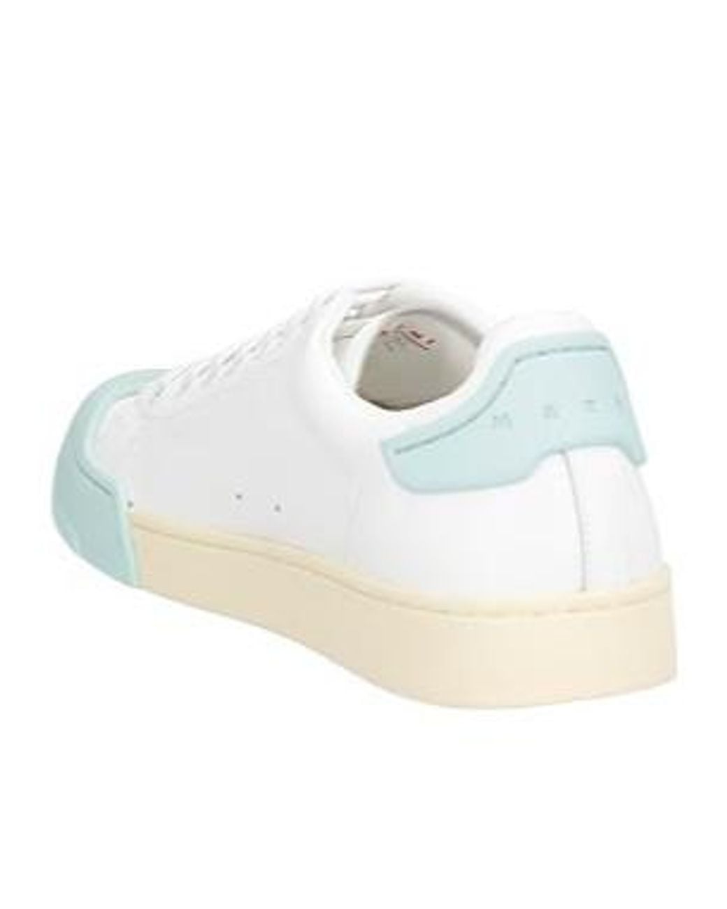 Marni White Plain Colour Trainers