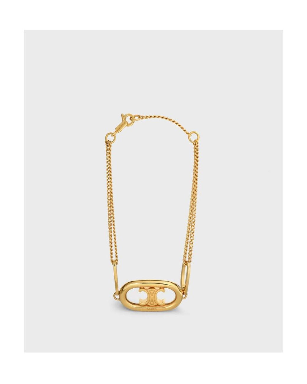 Céline Metallic Maillon Triomphe Bracelet
