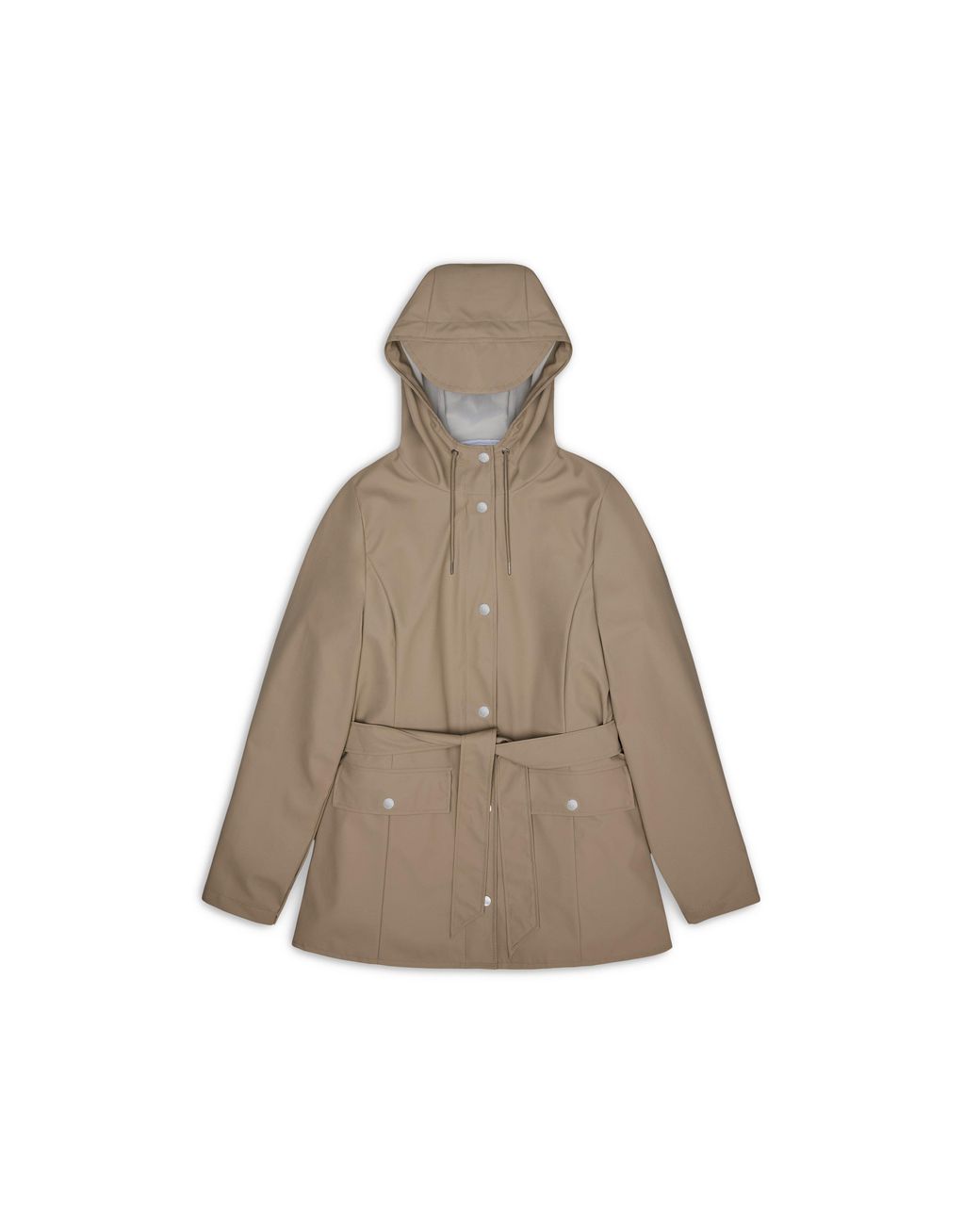 Rains Brown Curve Waterproof Jacket