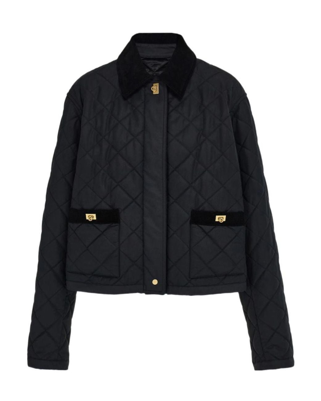 Ferragamo Black Padded Blouson