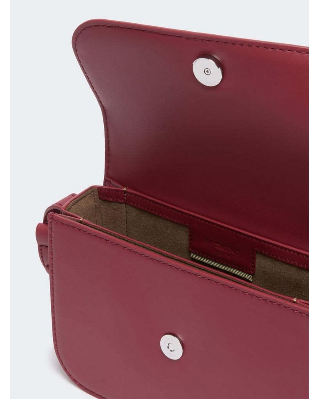 Weekend by Maxmara Red Foldover Crossbody Bag
