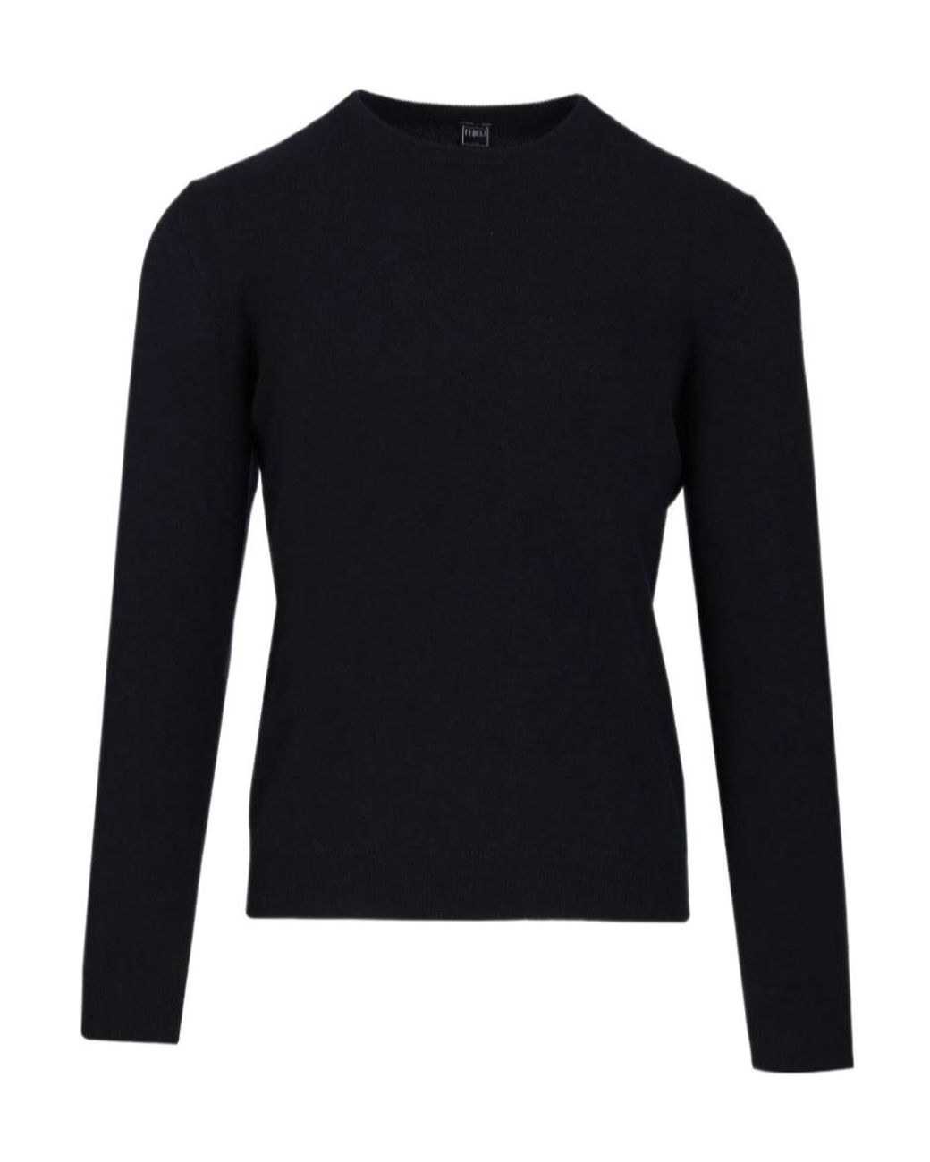 Fedeli Blue Crew-Neck Sweater for men