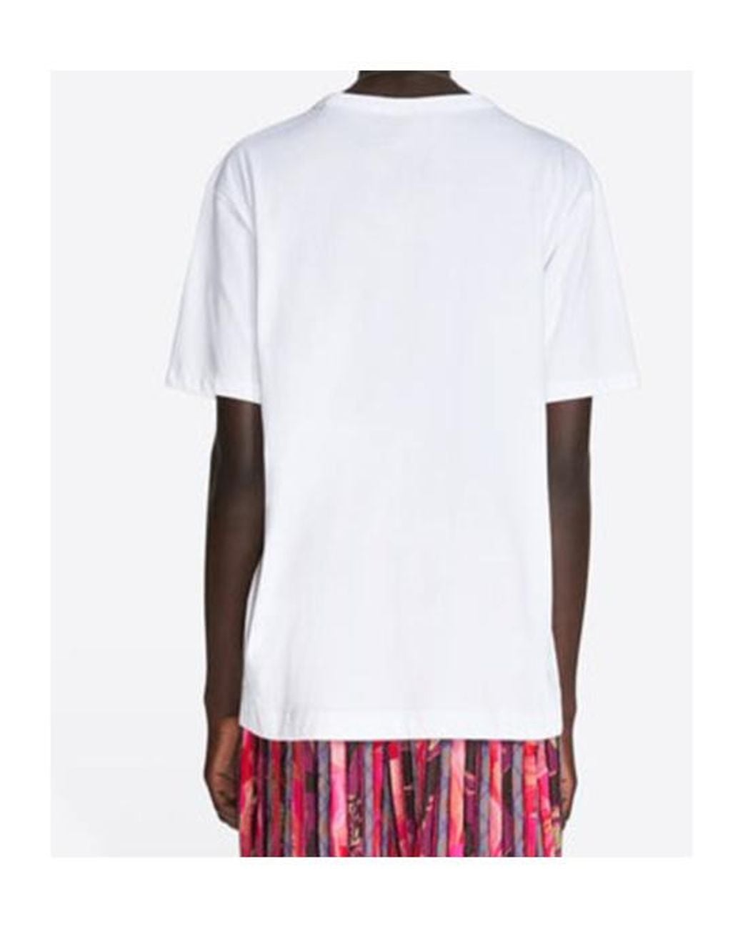 Dries Van Noten White Short-Sleeved Oversized T-Shirt for men
