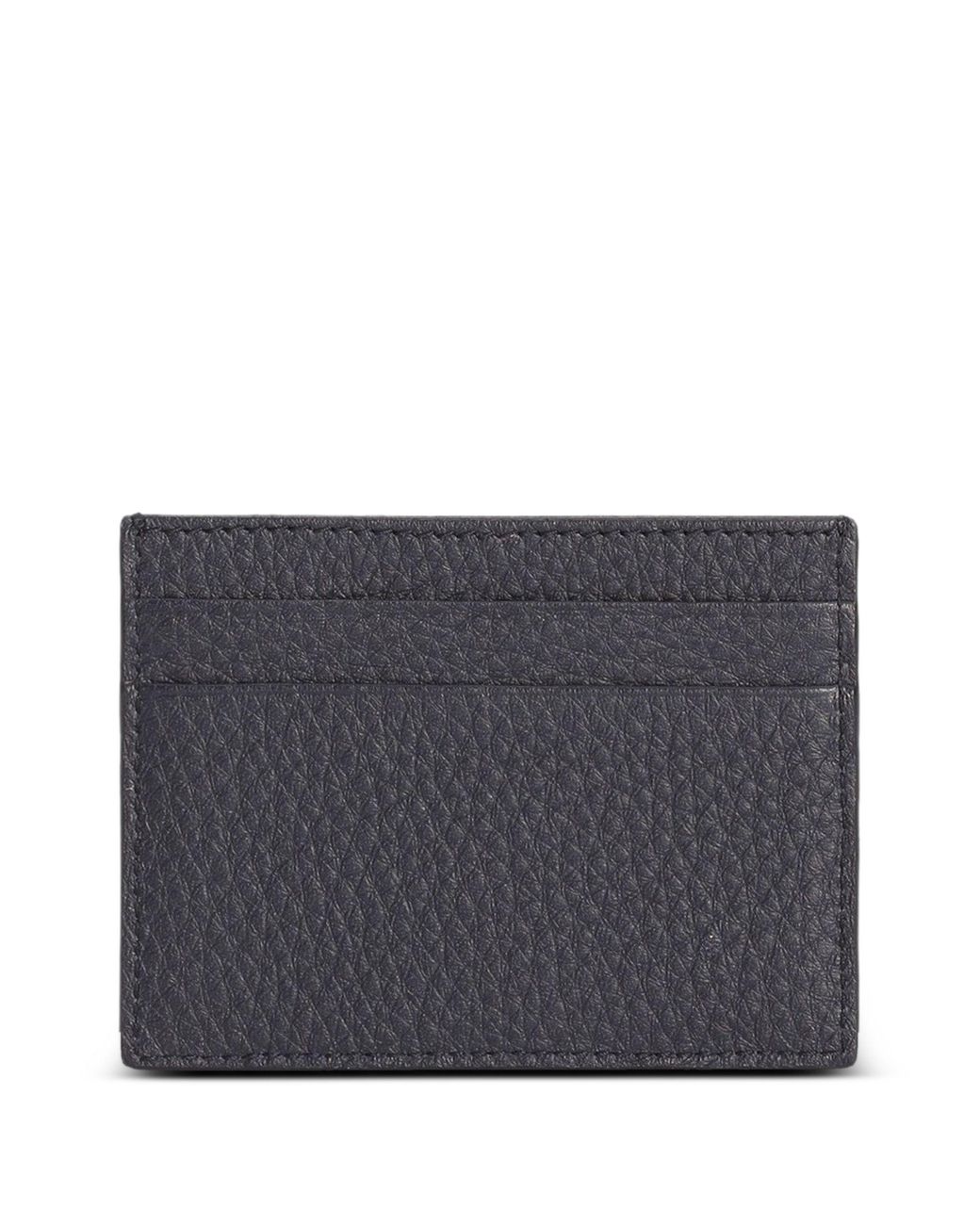 Dolce & Gabbana Gray Logo Plaque Card Holder for men