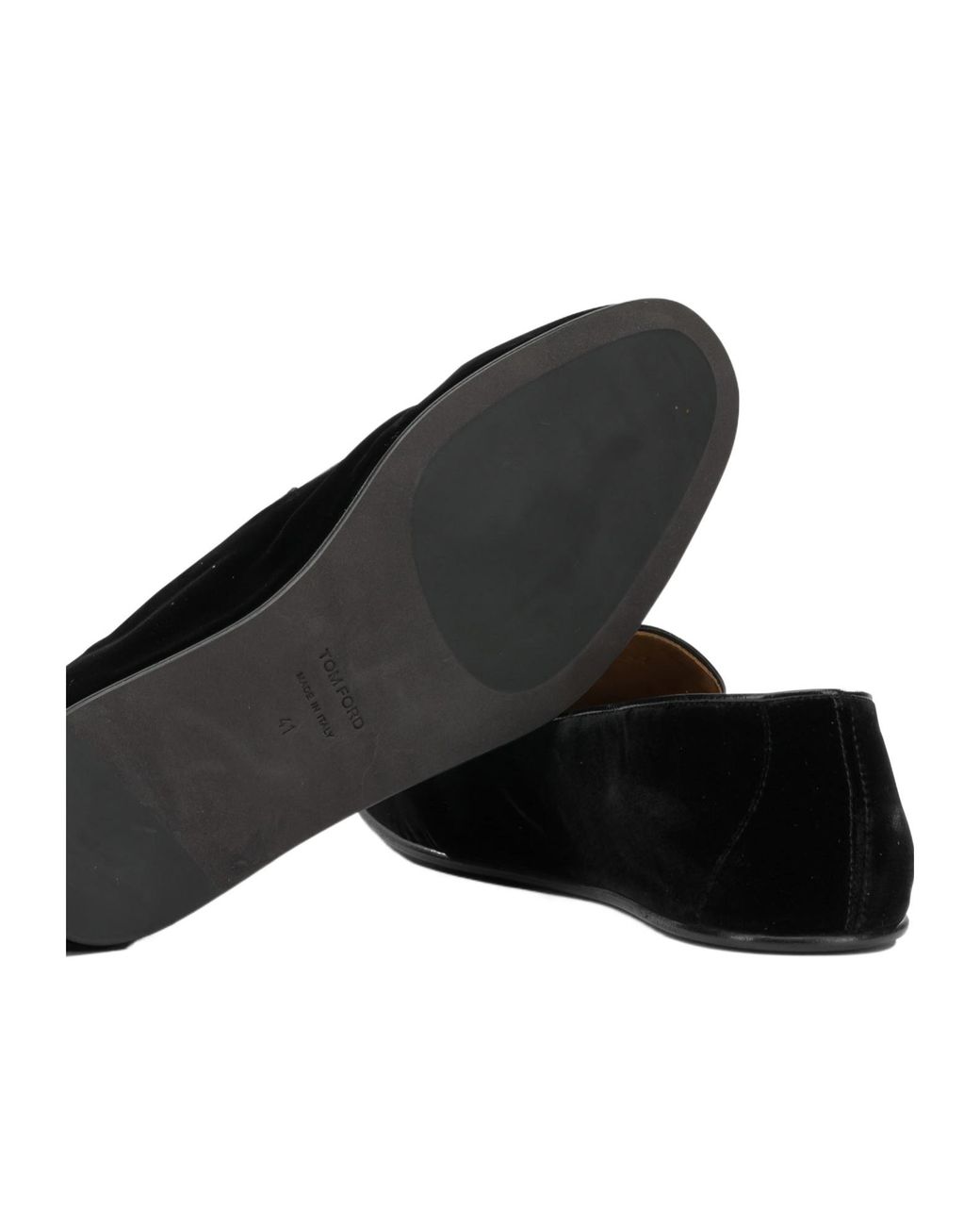 Tom Ford Black Round-Toe Loafers for men