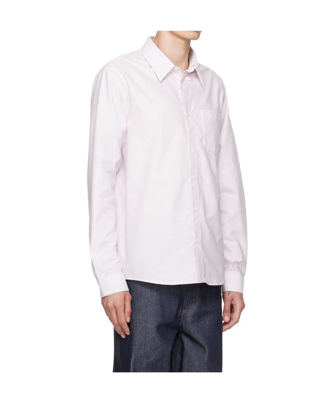 A.P.C. White New Greg Shirt for men