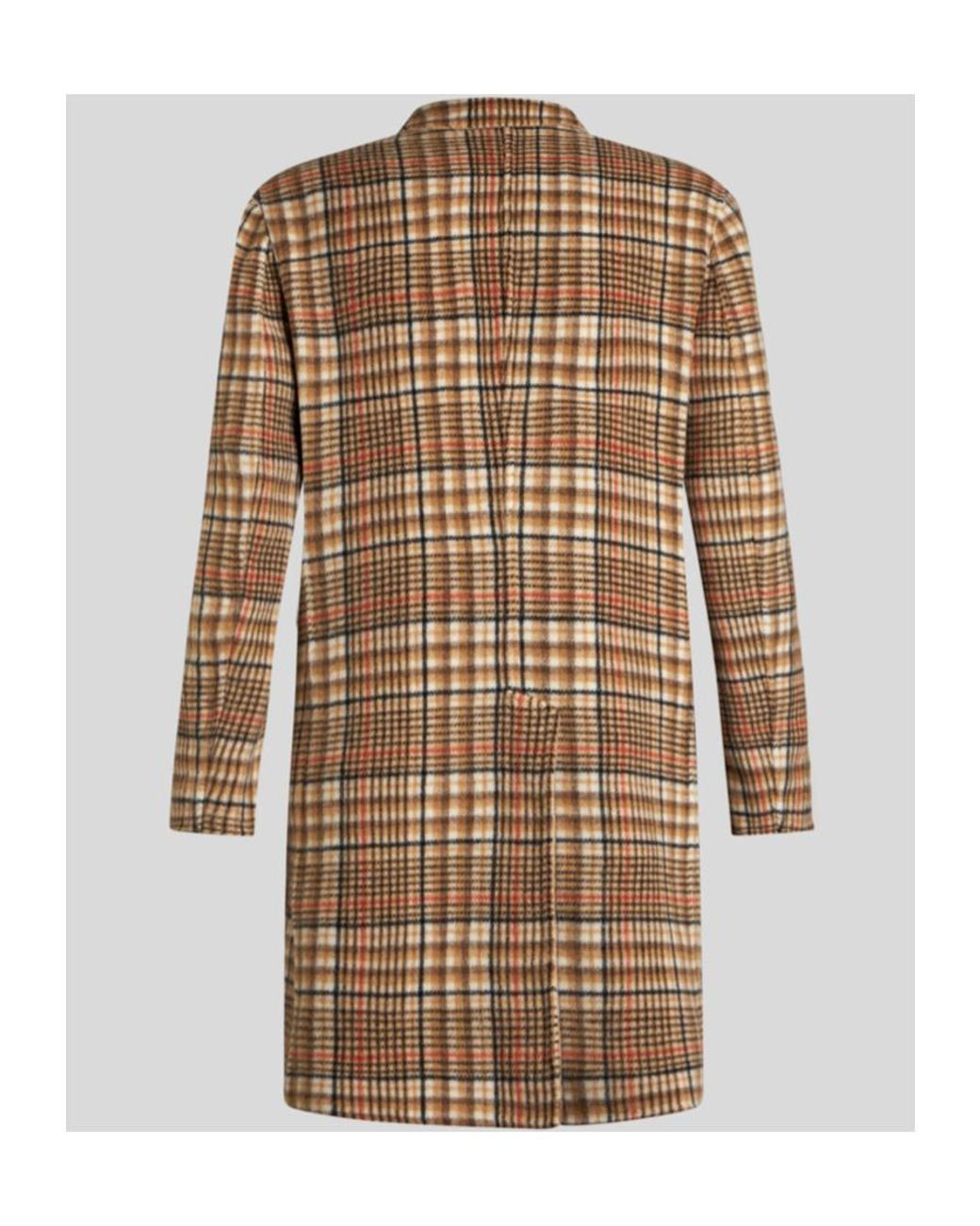 Etro Natural Single-Breasted Reversible Coat for men